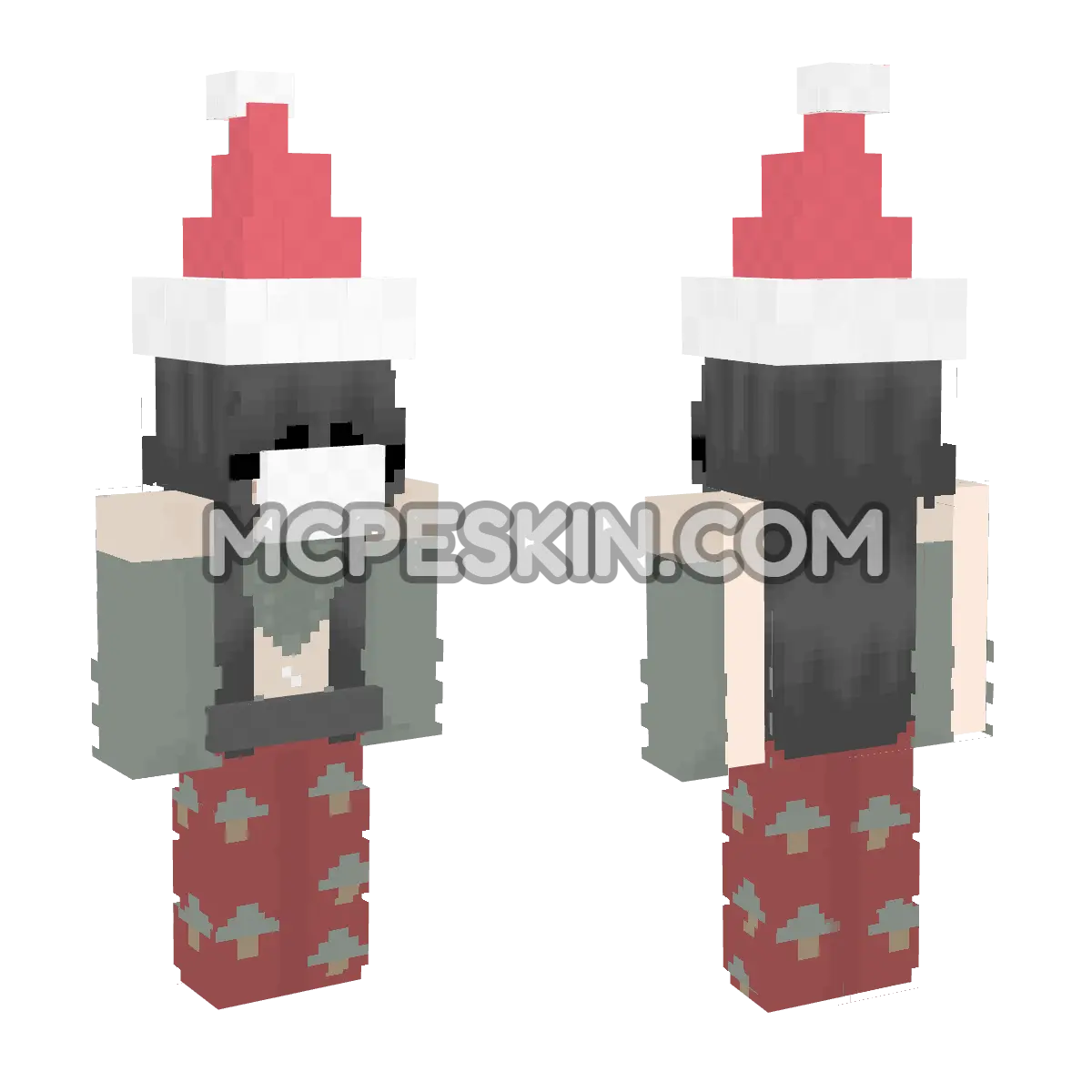 Santa 2 4D Minecraft Bedrock skin