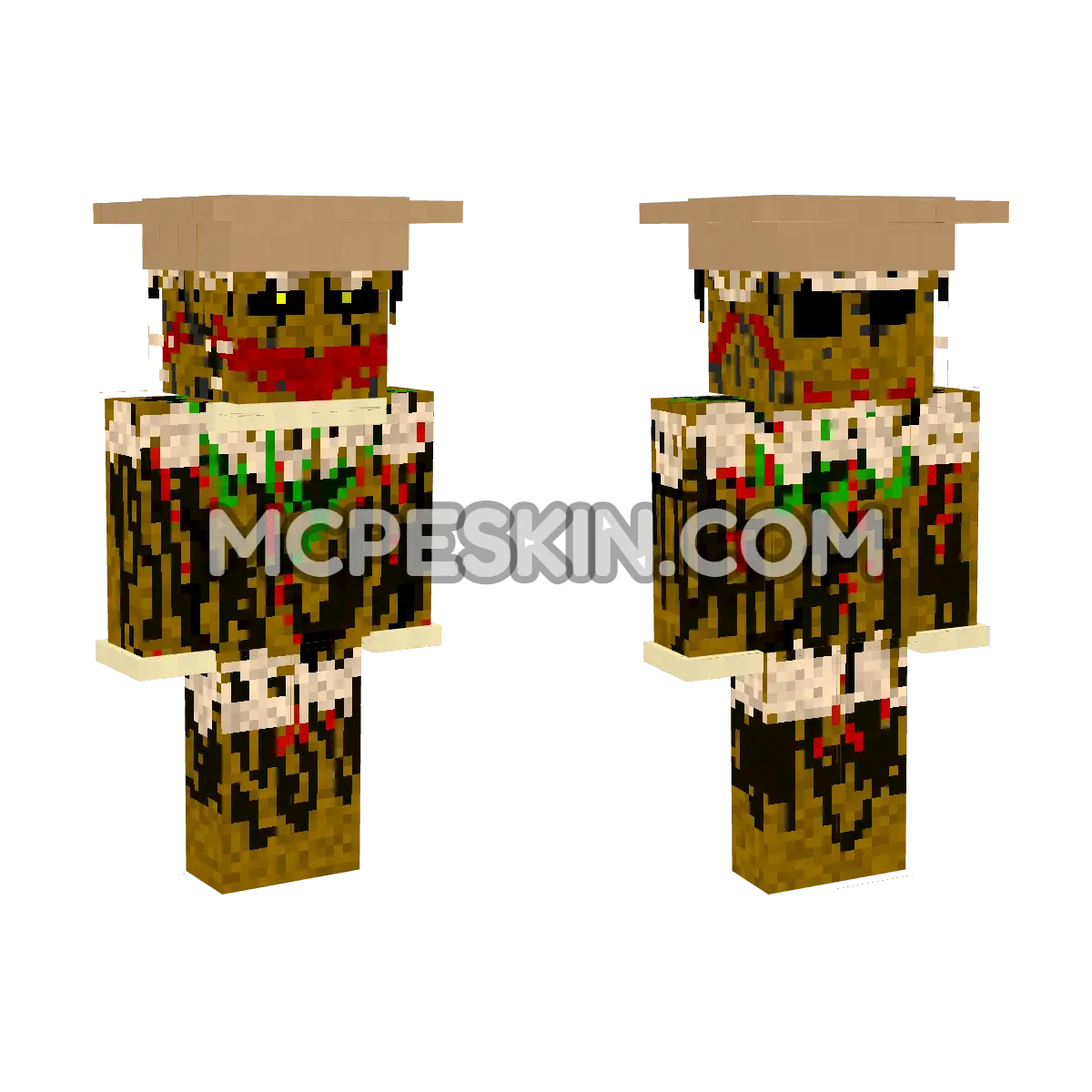 Scarecrow 8 4D Minecraft Bedrock skin
