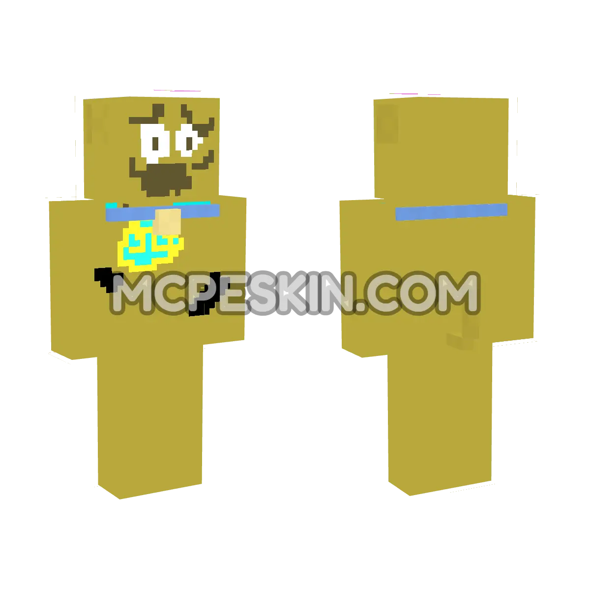 Scooby-Doo 6 4D Minecraft Bedrock skin