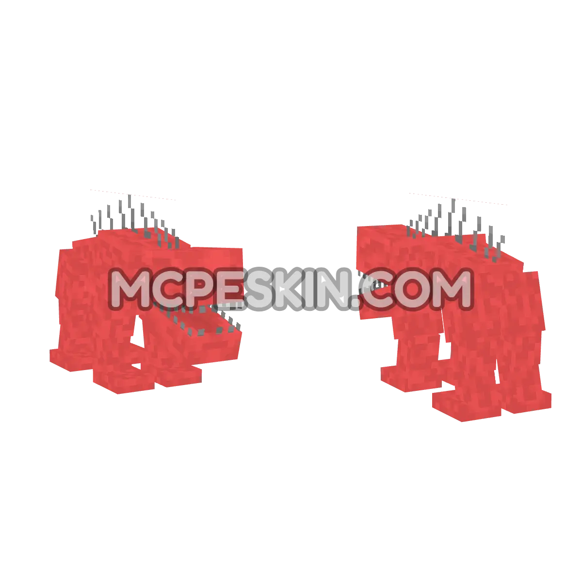 SCP 939 4D Minecraft Bedrock skin
