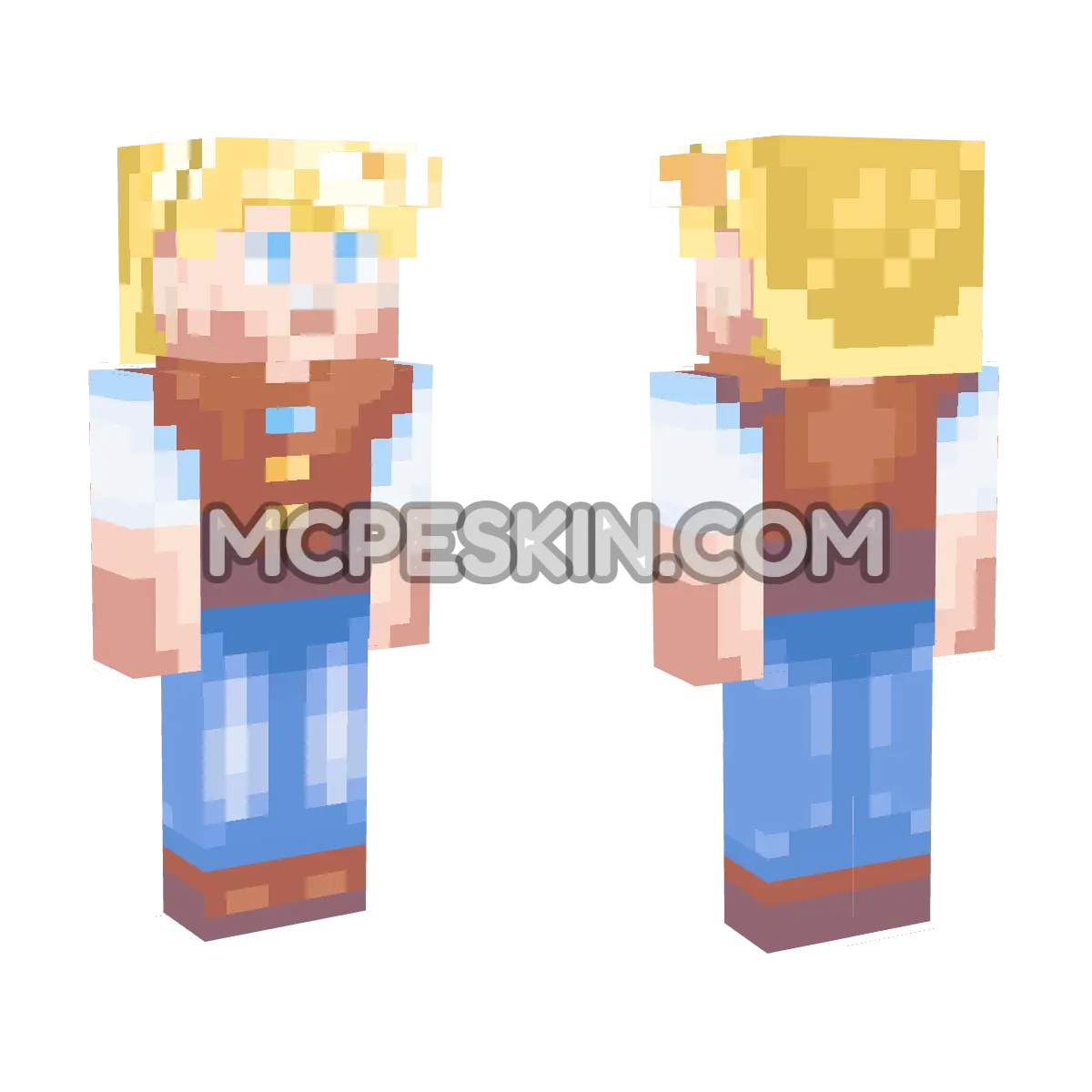 Secret of Evermore: Boy 4D Minecraft Bedrock skin