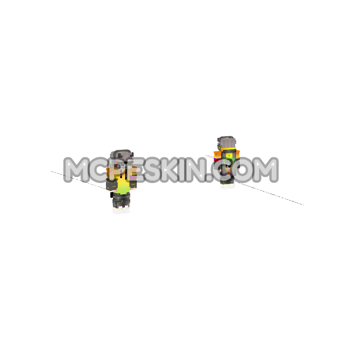 Shadow Skin 4DS 4D Minecraft Bedrock skin