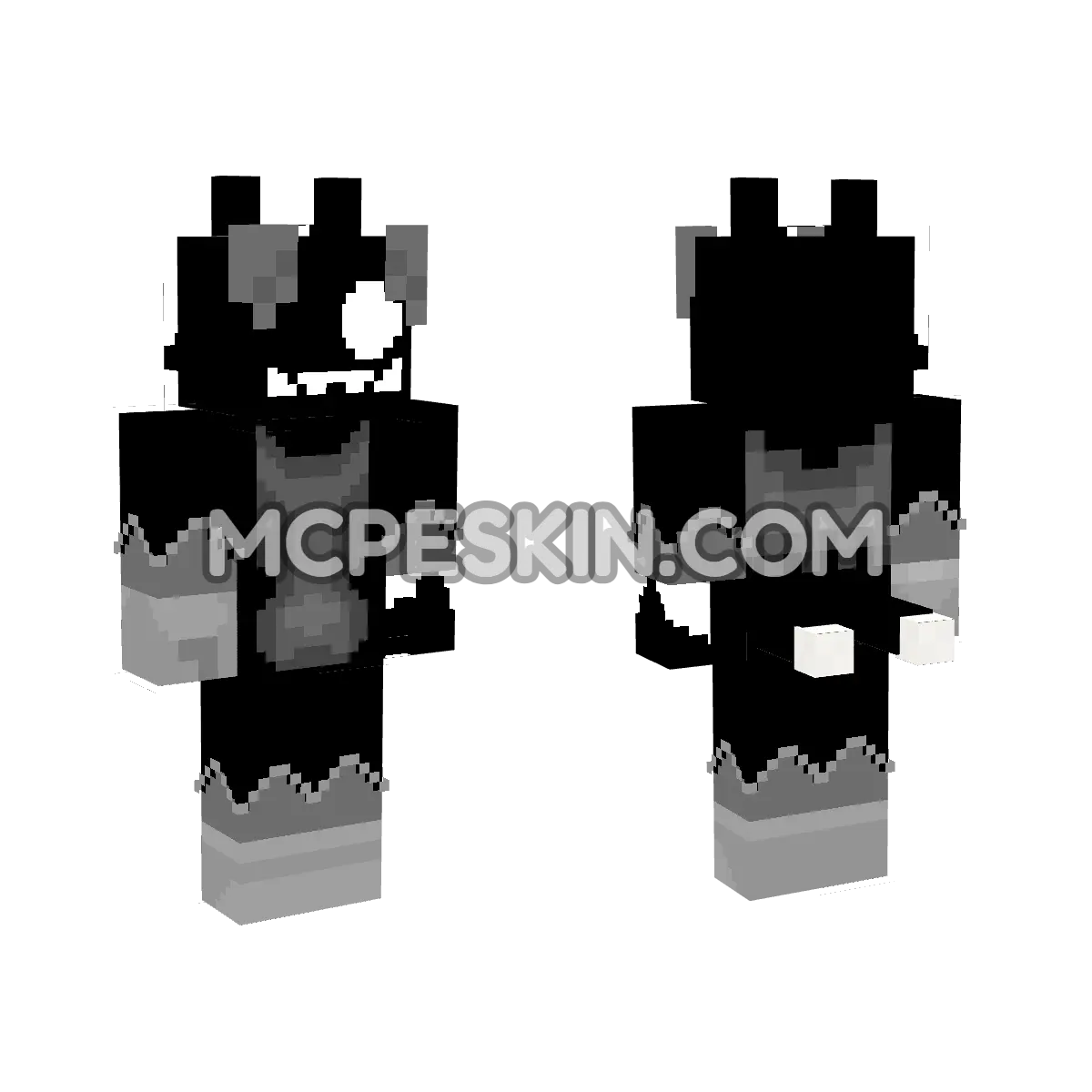 Shadow Tails 4D Minecraft Bedrock skin