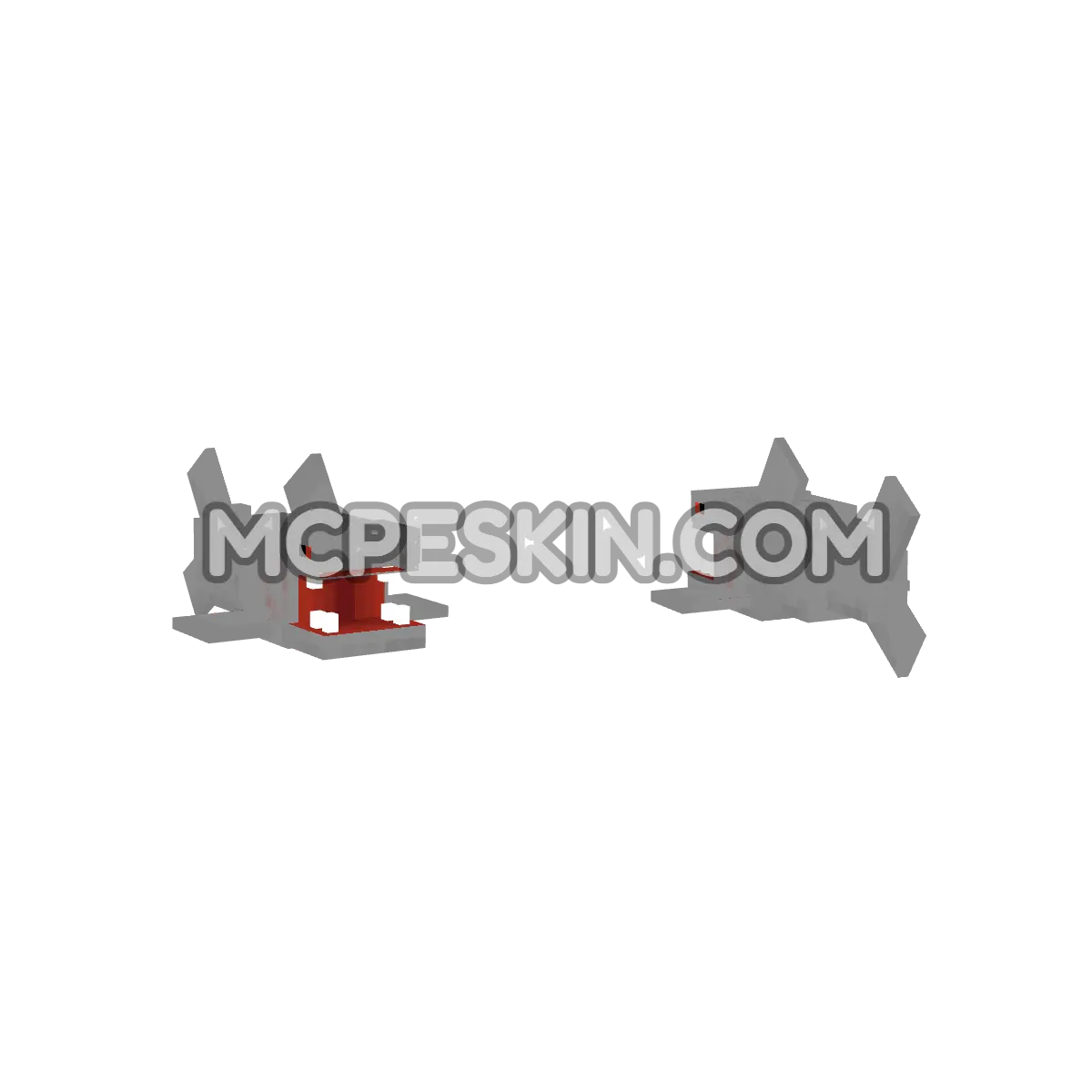 Shark Heady 4D Minecraft Bedrock skin