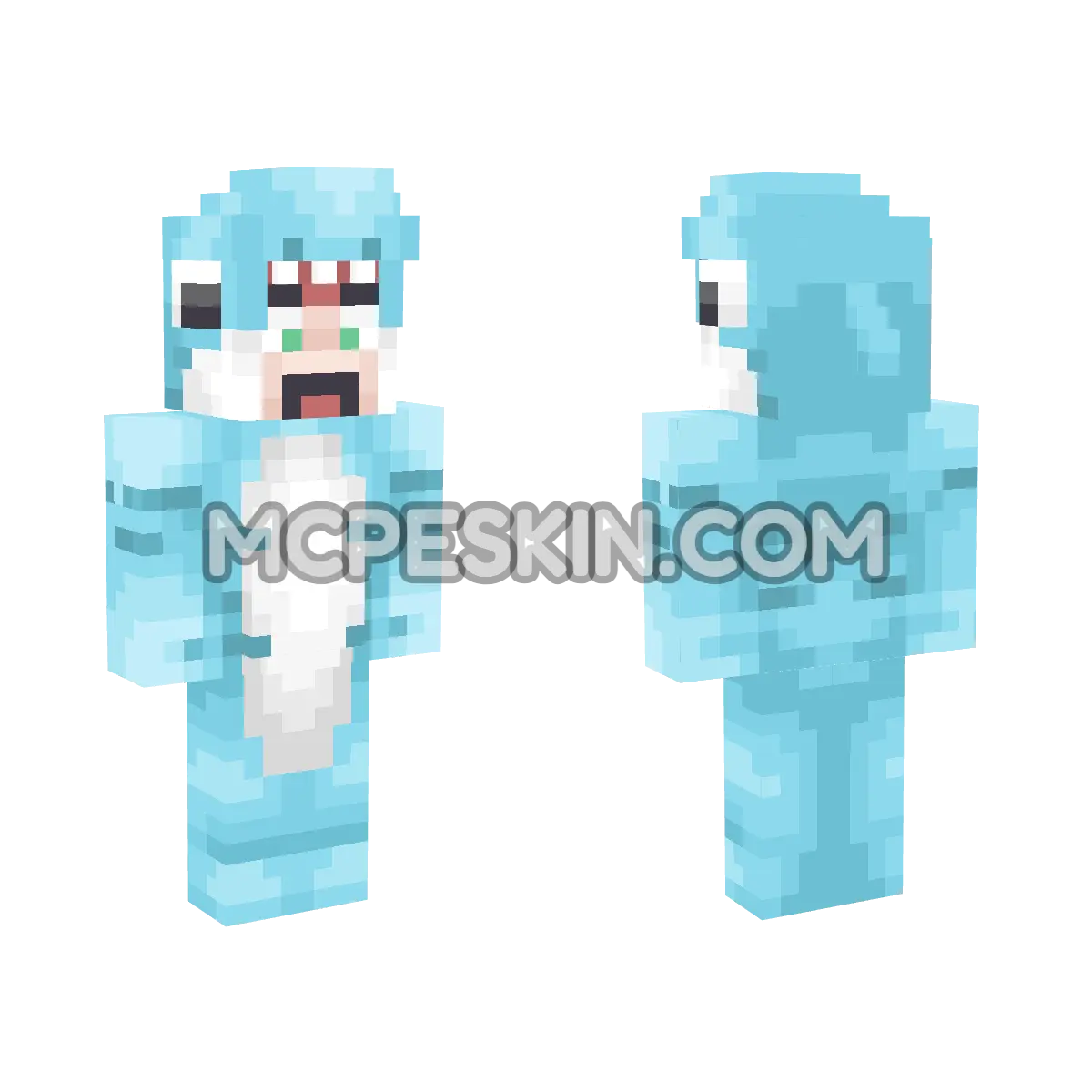 Sharky 4D Minecraft Bedrock skin