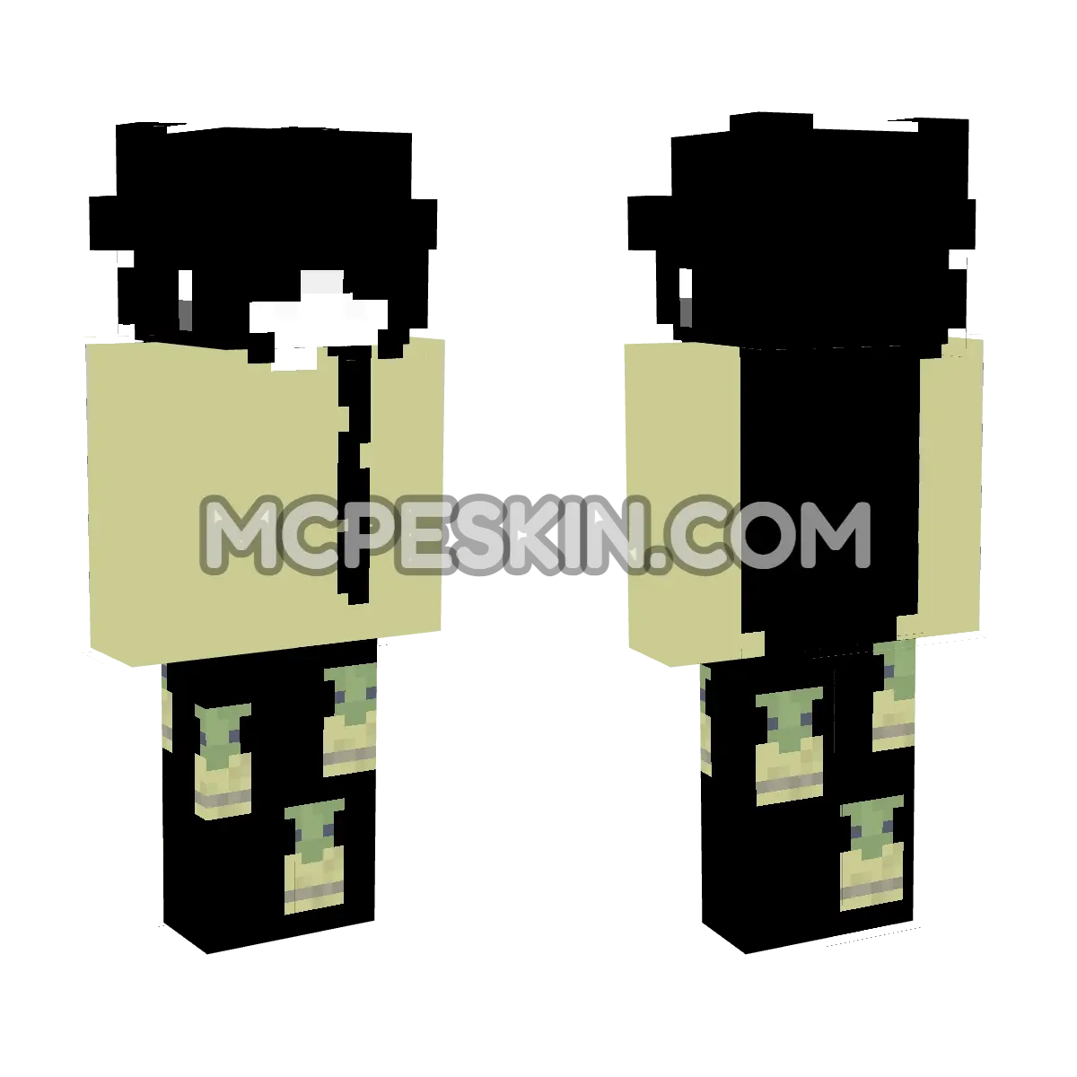 Shrek 10 4D Minecraft Bedrock skin