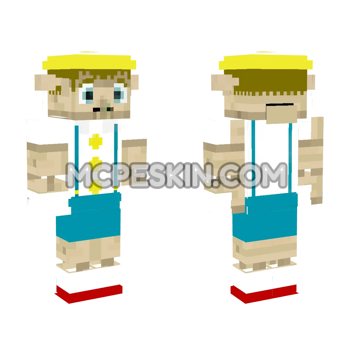 Shrek 4D Minecraft Bedrock skin
