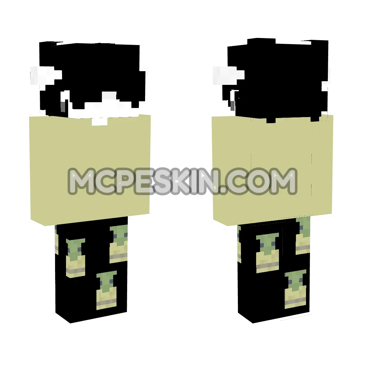 Shrek 9 4D Minecraft Bedrock skin