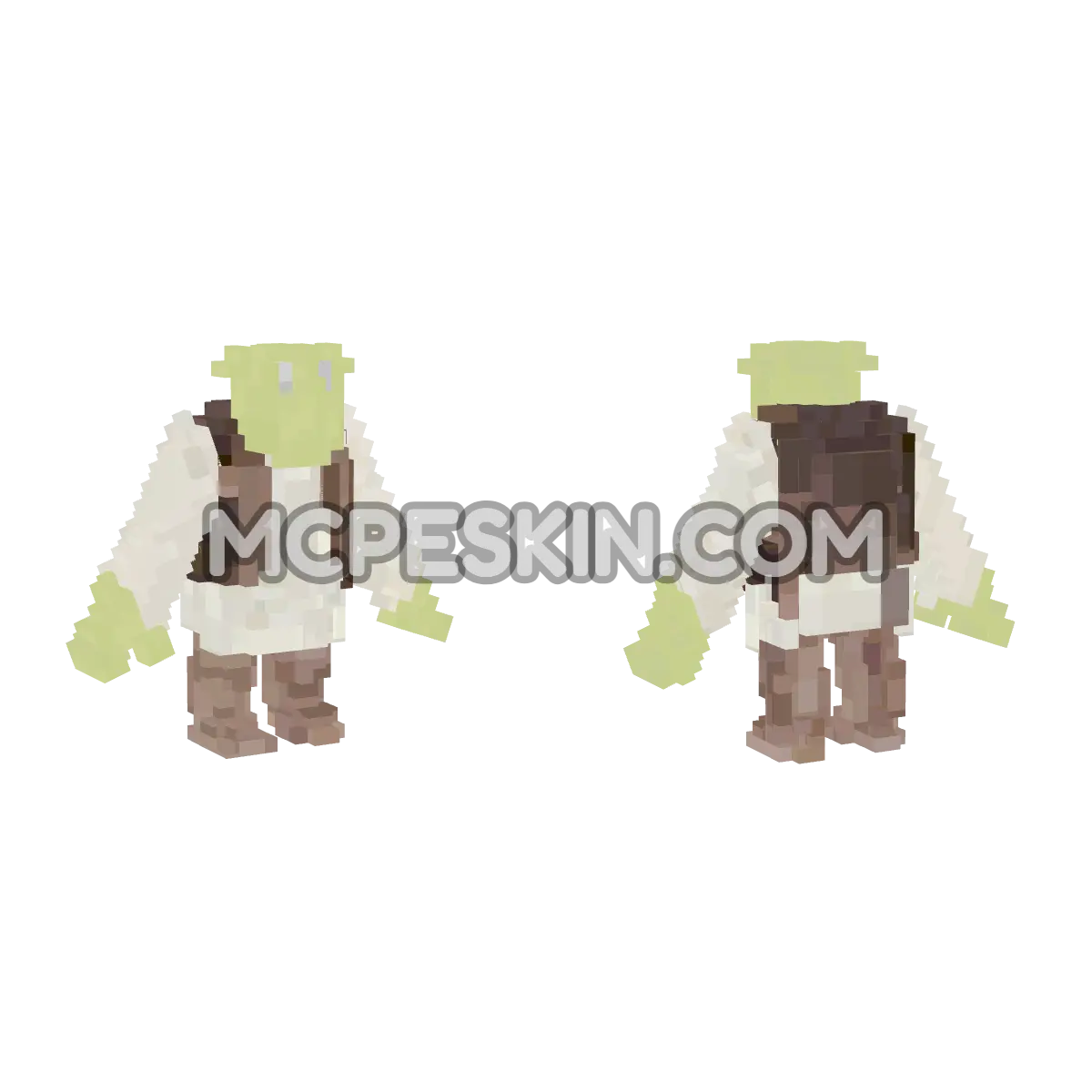 Shrek Mini 4D Minecraft Bedrock skin