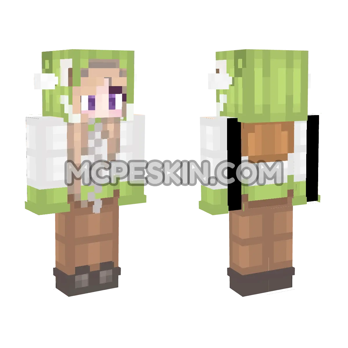 Shrek Onesie 4D Minecraft Bedrock skin