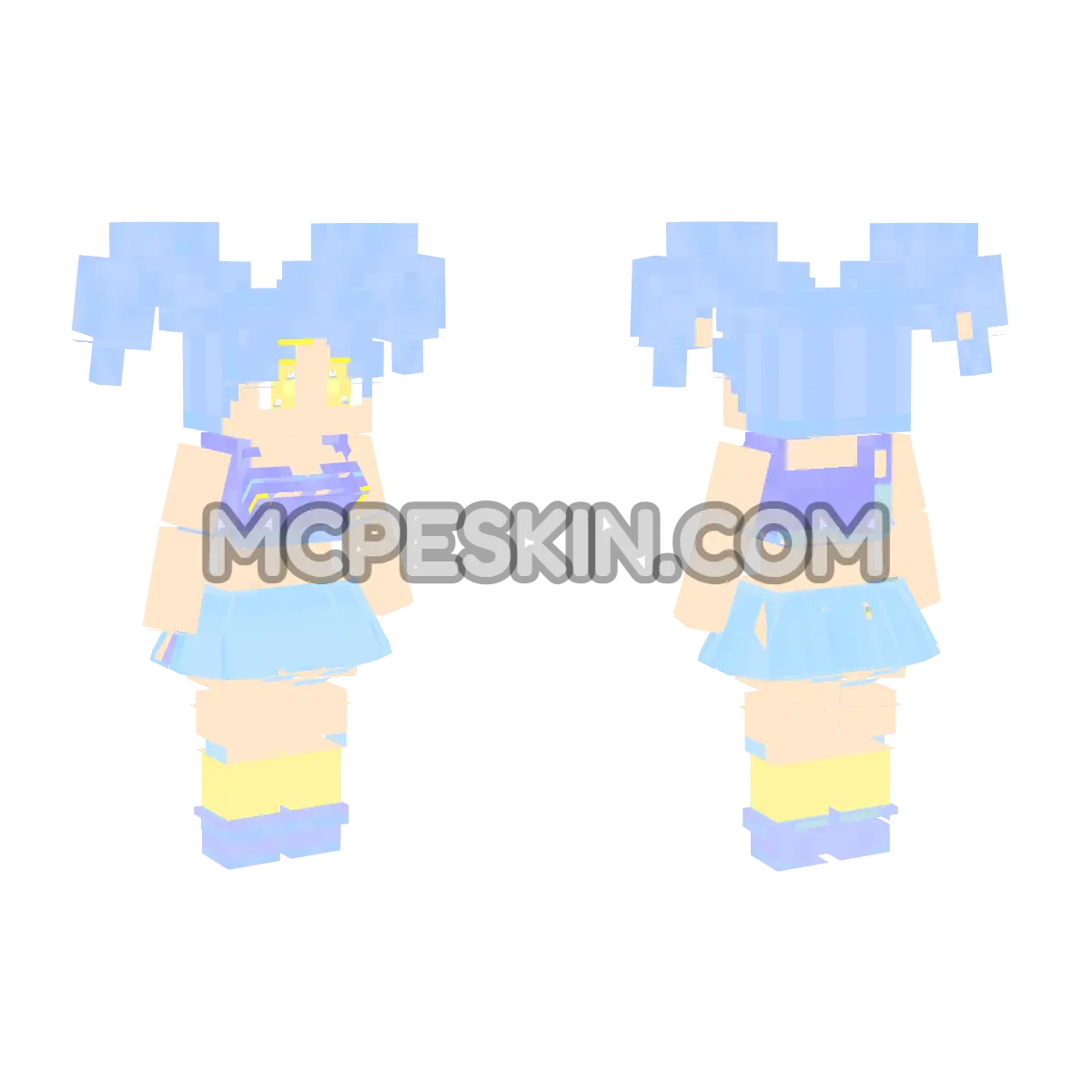 Sirena 02 4D Minecraft Bedrock skin