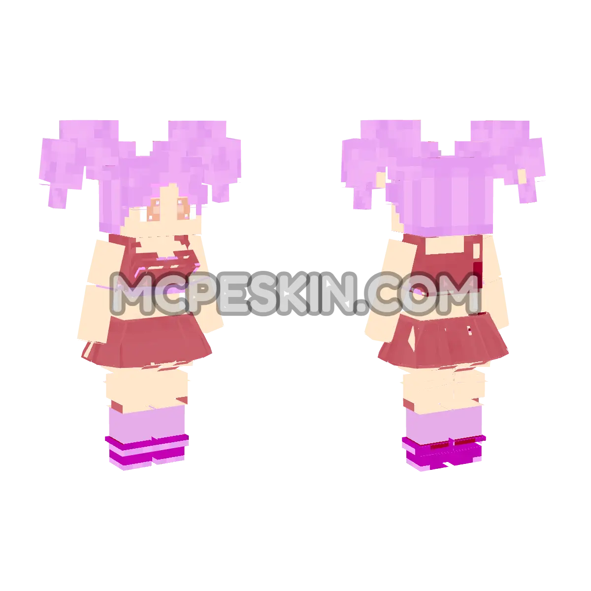 Sirena 04 4D Minecraft Bedrock skin
