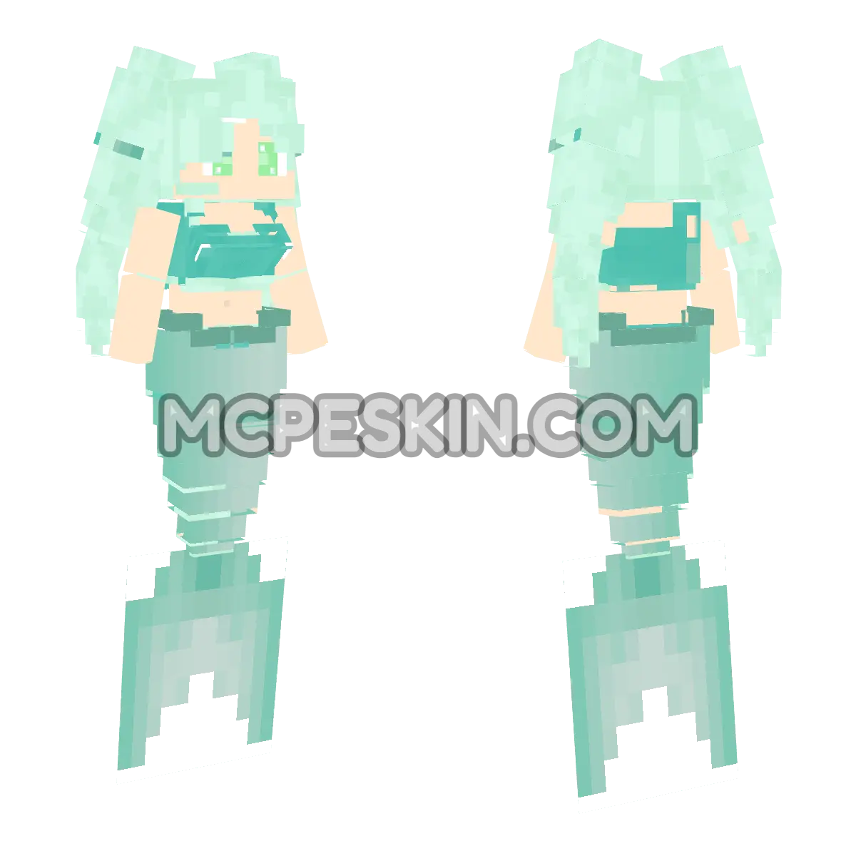 Sirena Peinado2 4D Minecraft Bedrock skin