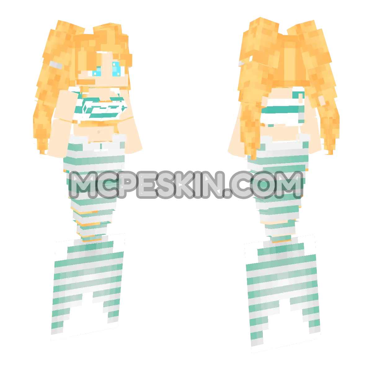 Sirena Peinado8 4D Minecraft Bedrock skin