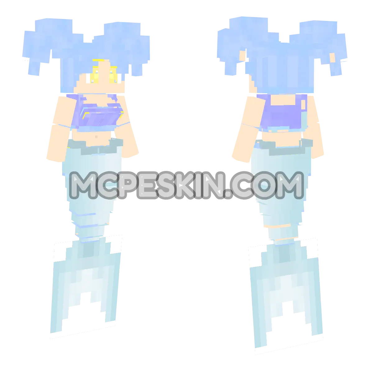 Sirena3 4D Minecraft Bedrock skin