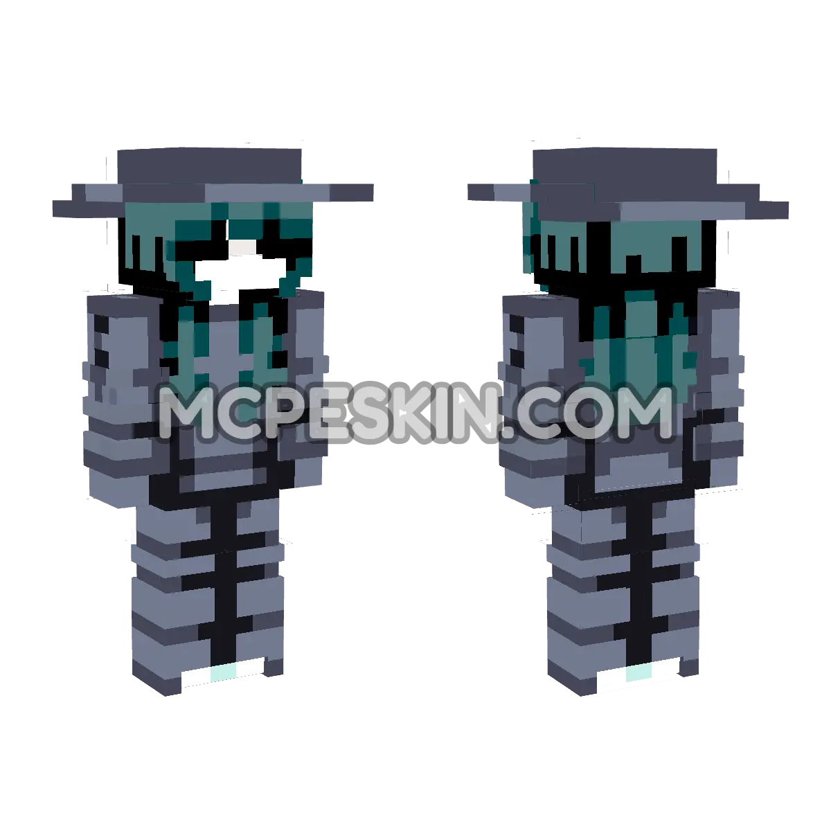 Skin10 4D Minecraft Bedrock skin