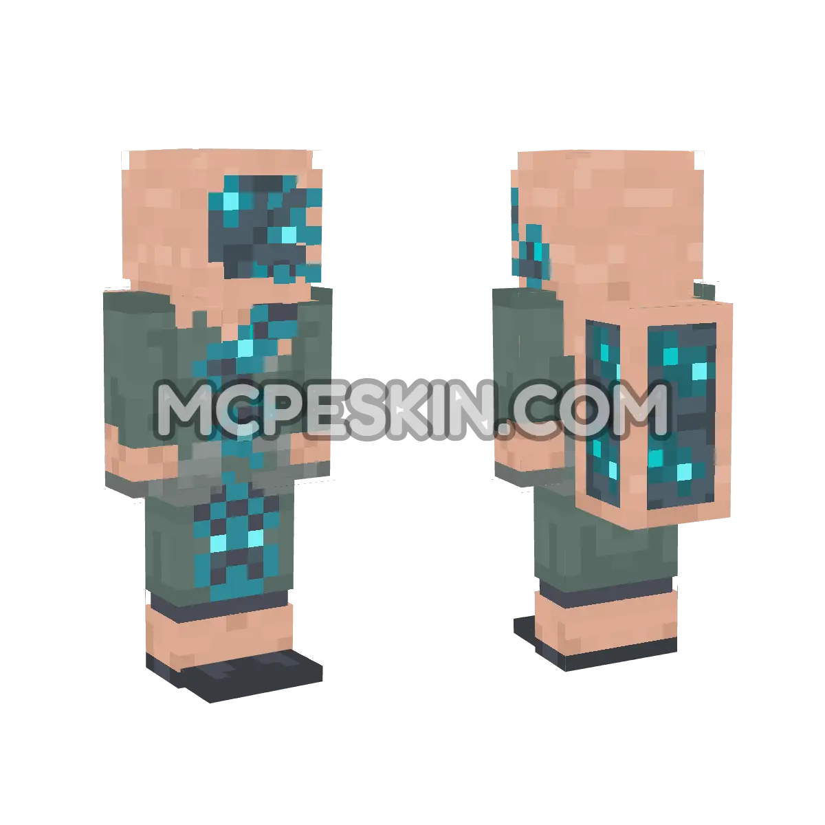 skin21 4D Minecraft Bedrock skin