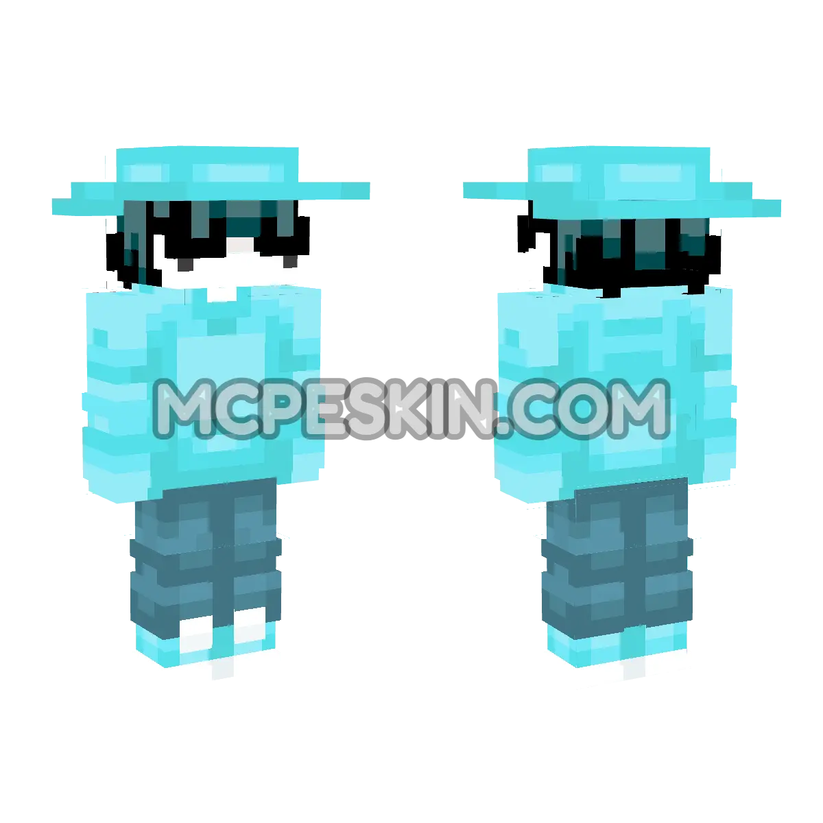 Skin23 4D Minecraft Bedrock skin