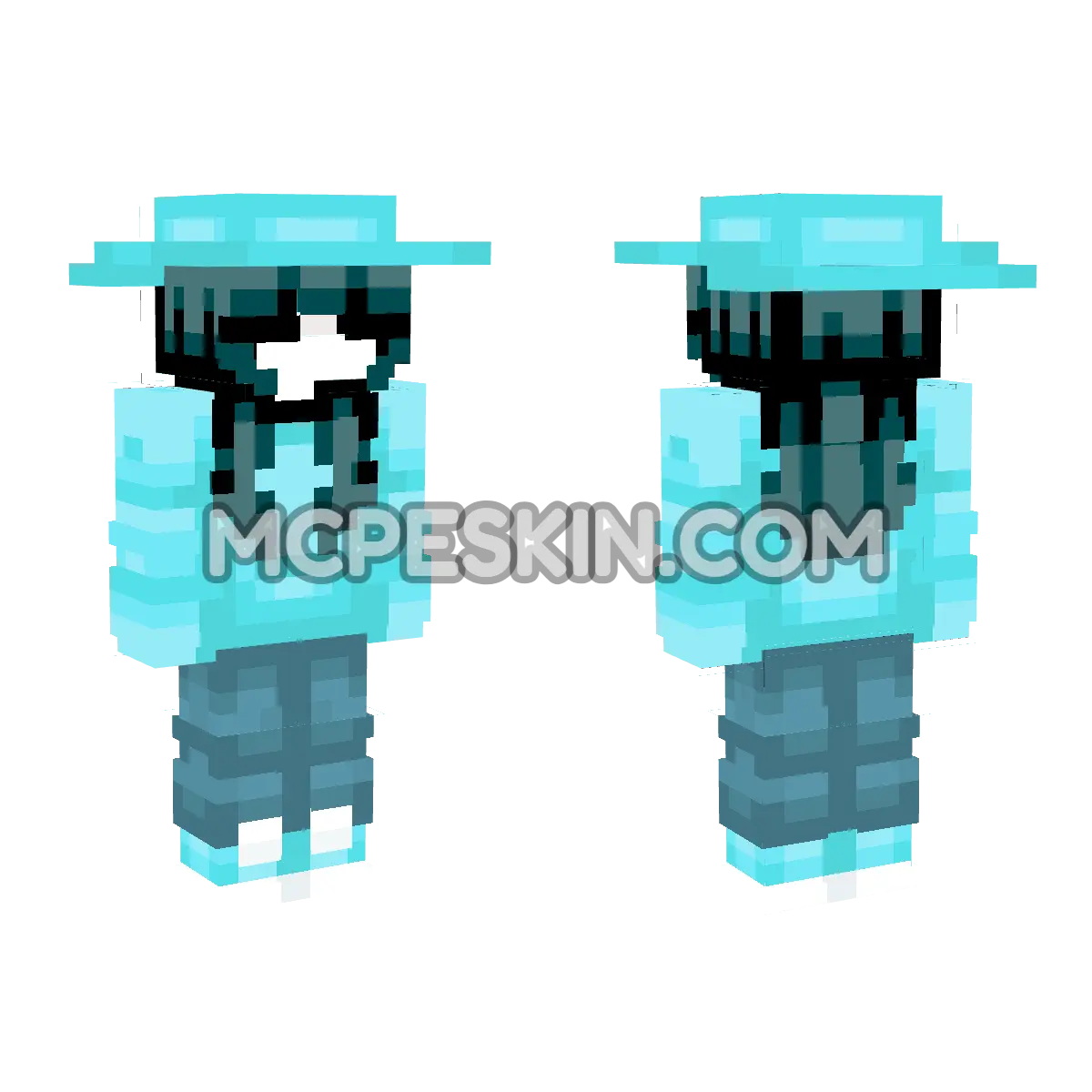 Skin24 4D Minecraft Bedrock skin