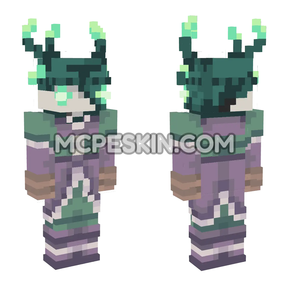skin5 4D Minecraft Bedrock skin