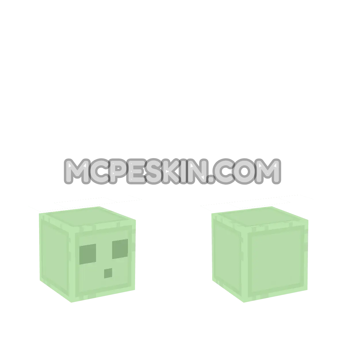 Slime 4D Minecraft Bedrock skin