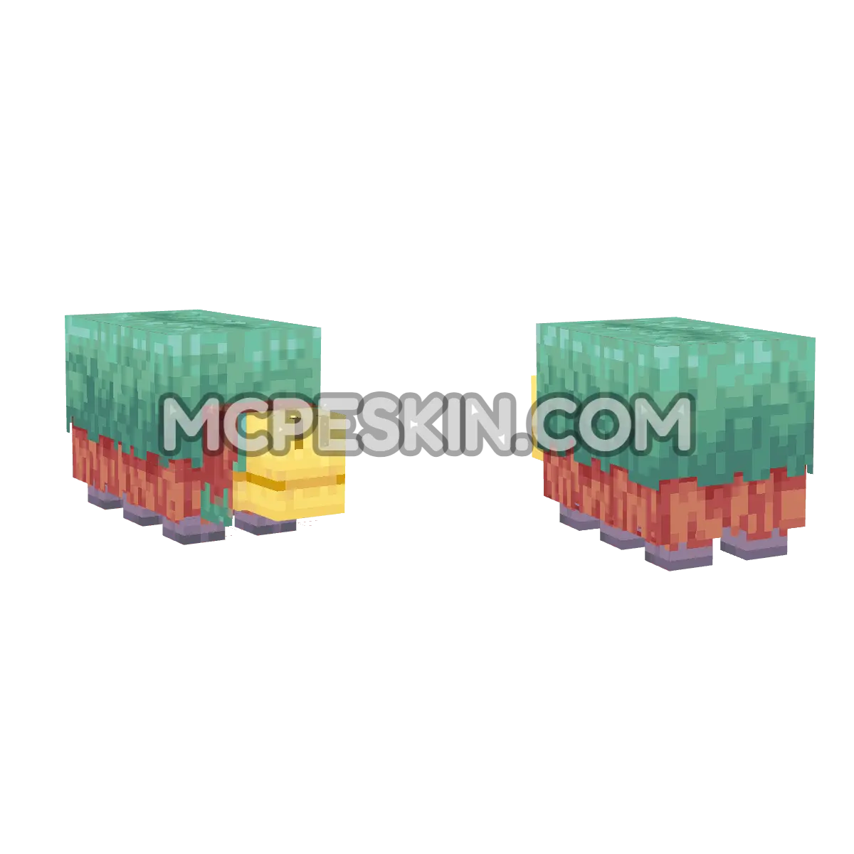 Sniffer 4D Minecraft Bedrock skin