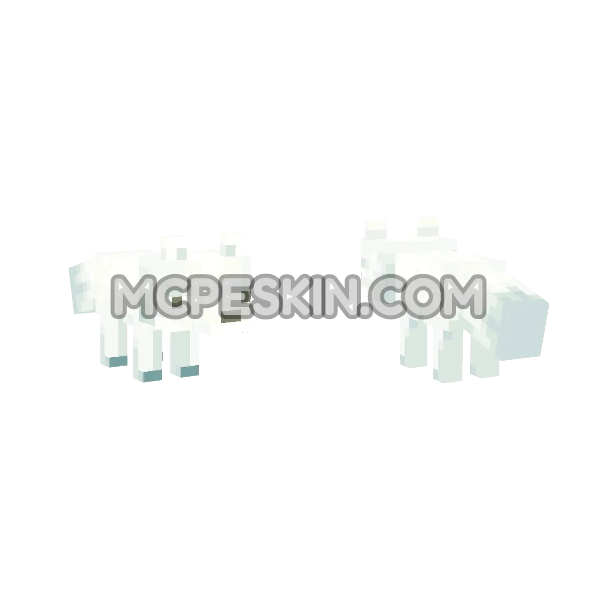 snowfox 4D Minecraft Bedrock skin
