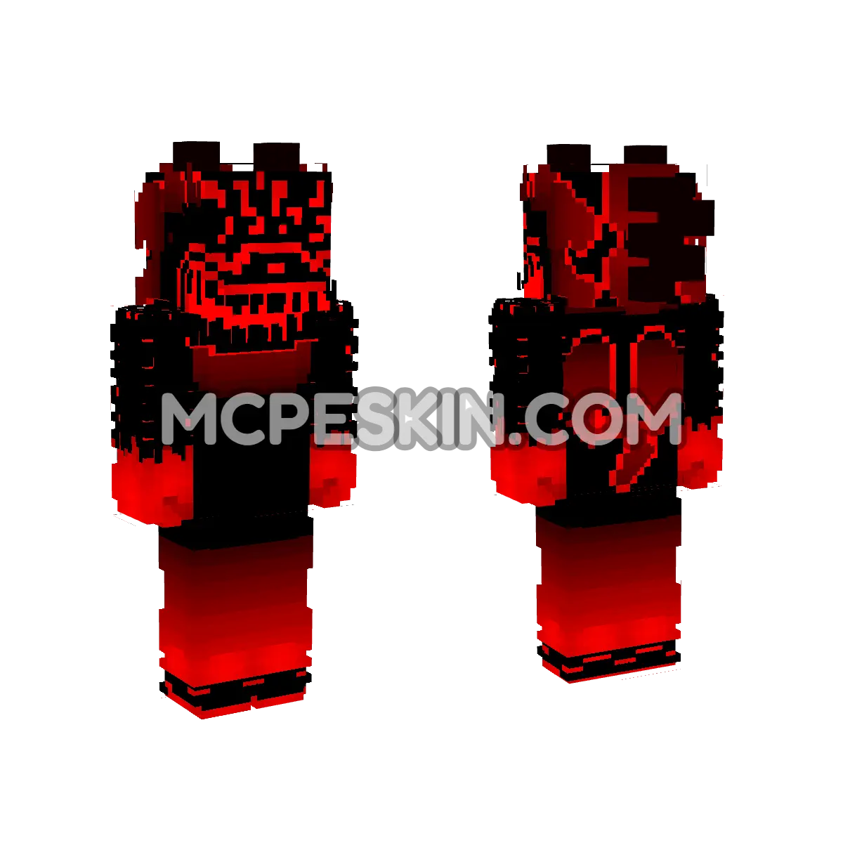 Sonic Exe 5 4D Minecraft Bedrock skin