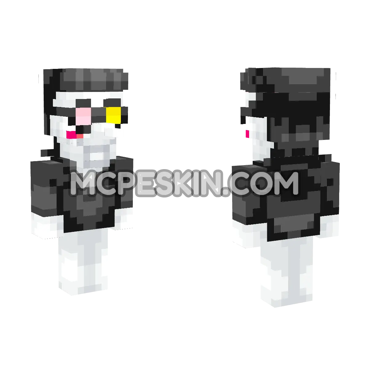 Spamton 4D Minecraft Bedrock skin