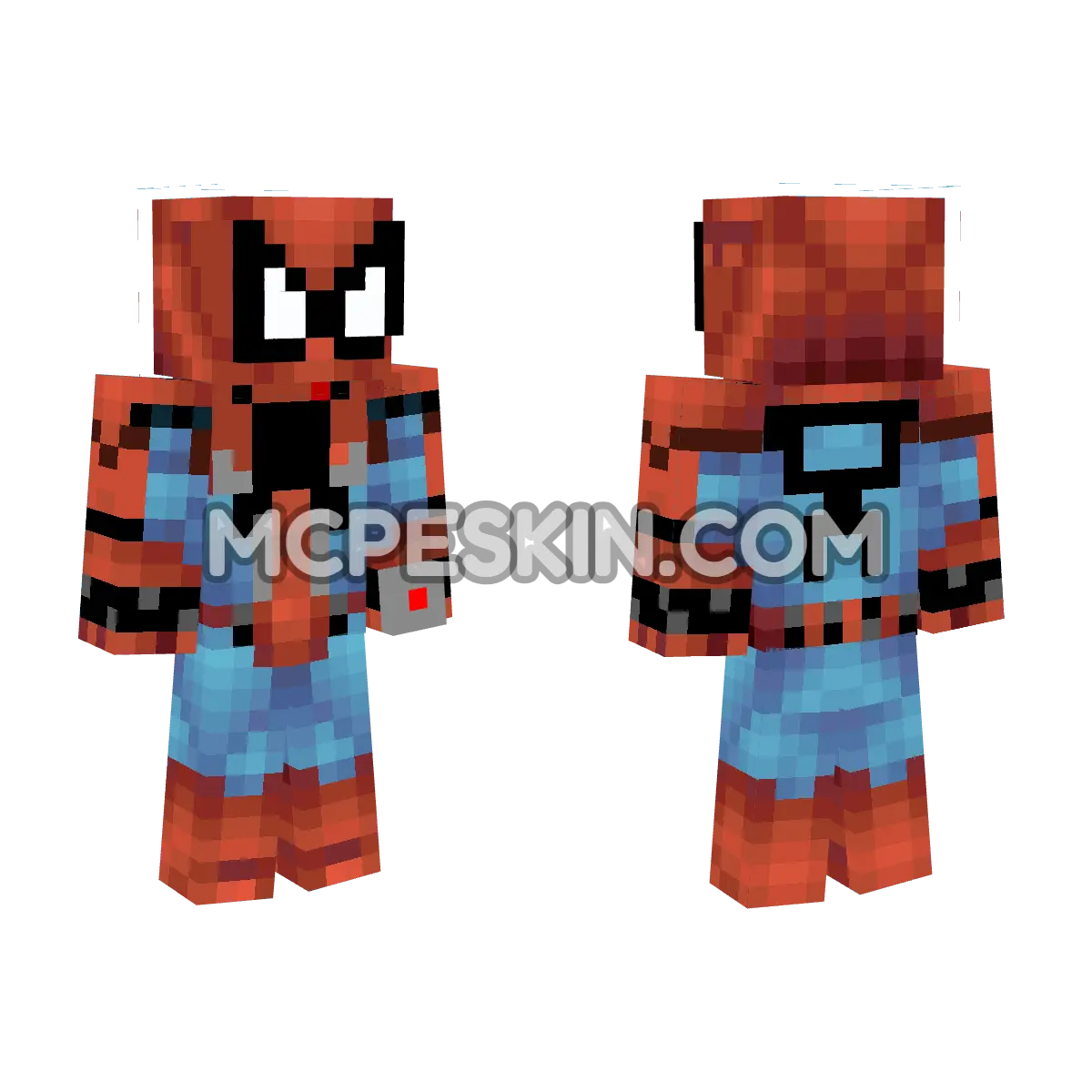 Spiderman Ayauri 4D Minecraft Bedrock skin