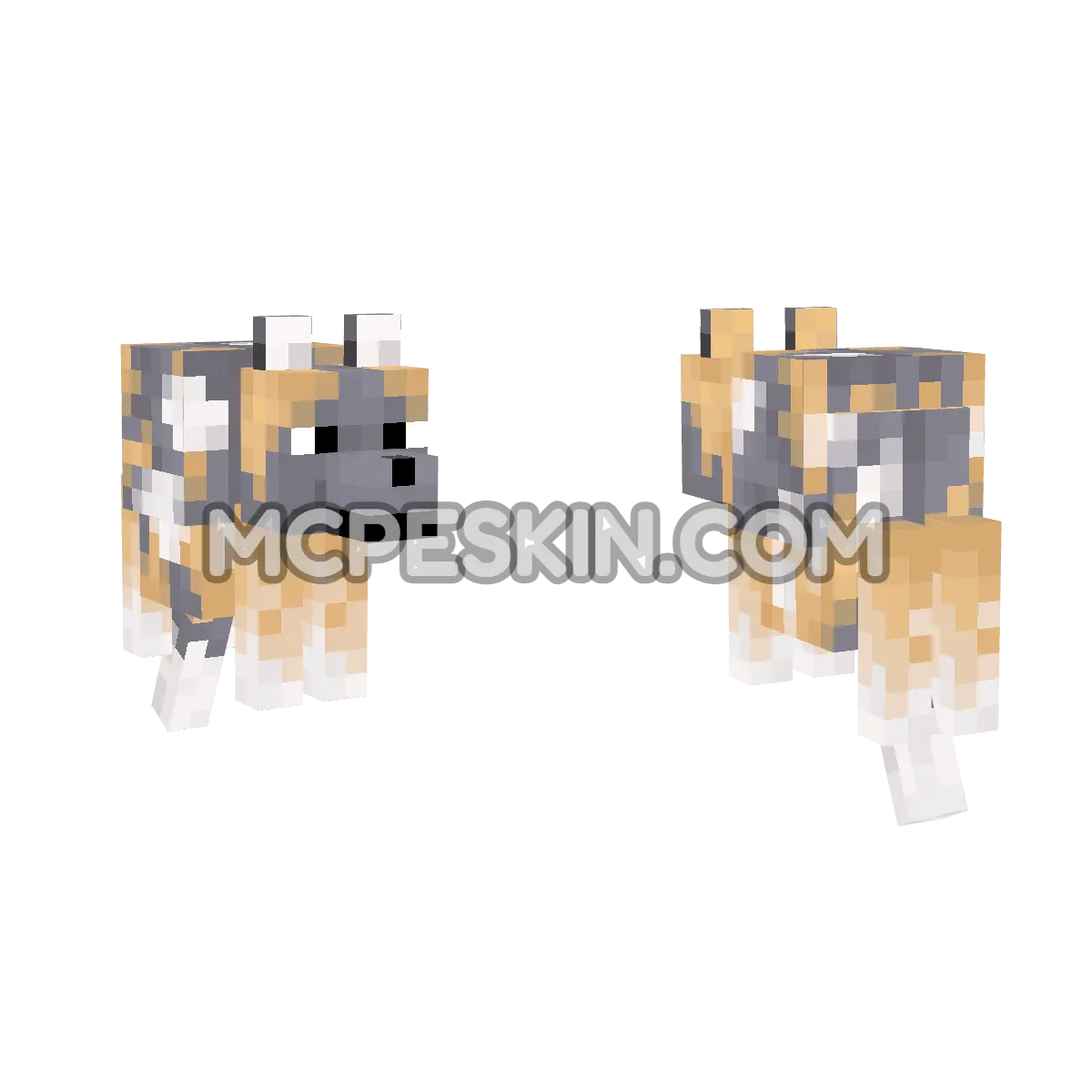 spotted 4D Minecraft Bedrock skin