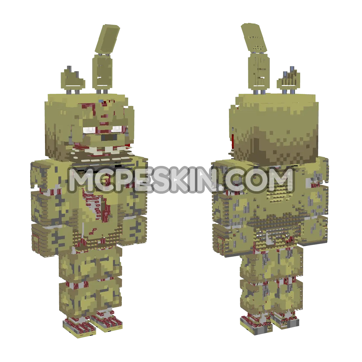Sprigtrap by Salfontius 4D Minecraft Bedrock skin