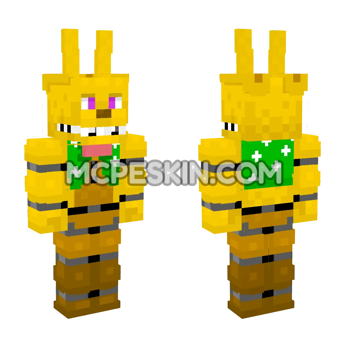 Spring Bonnie 2 4D Minecraft Bedrock skin