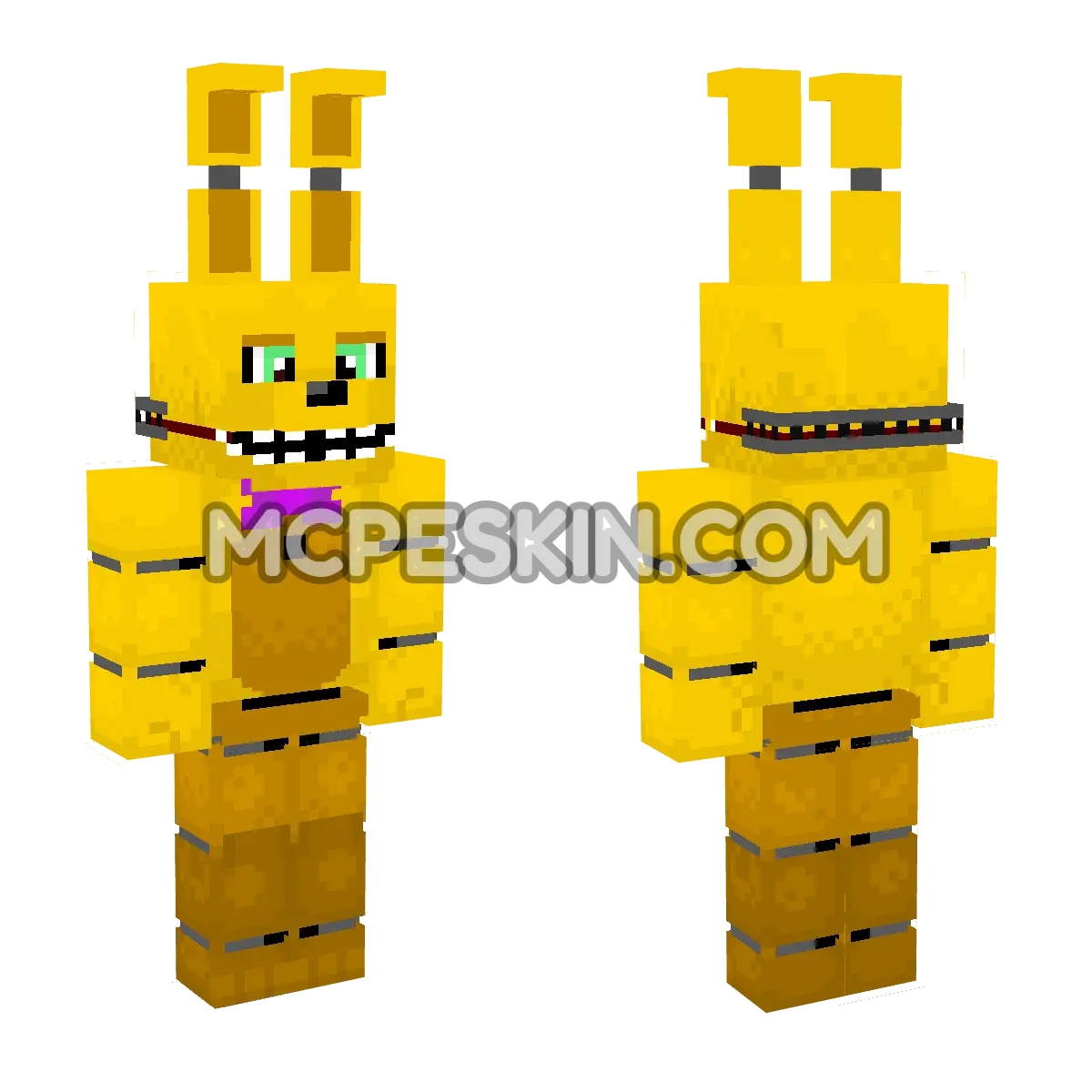 Spring Bonnies 4D Minecraft Bedrock skin