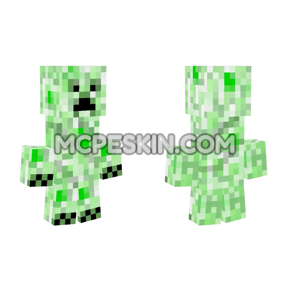 SSBUMC Creeper 4D Minecraft Bedrock skin