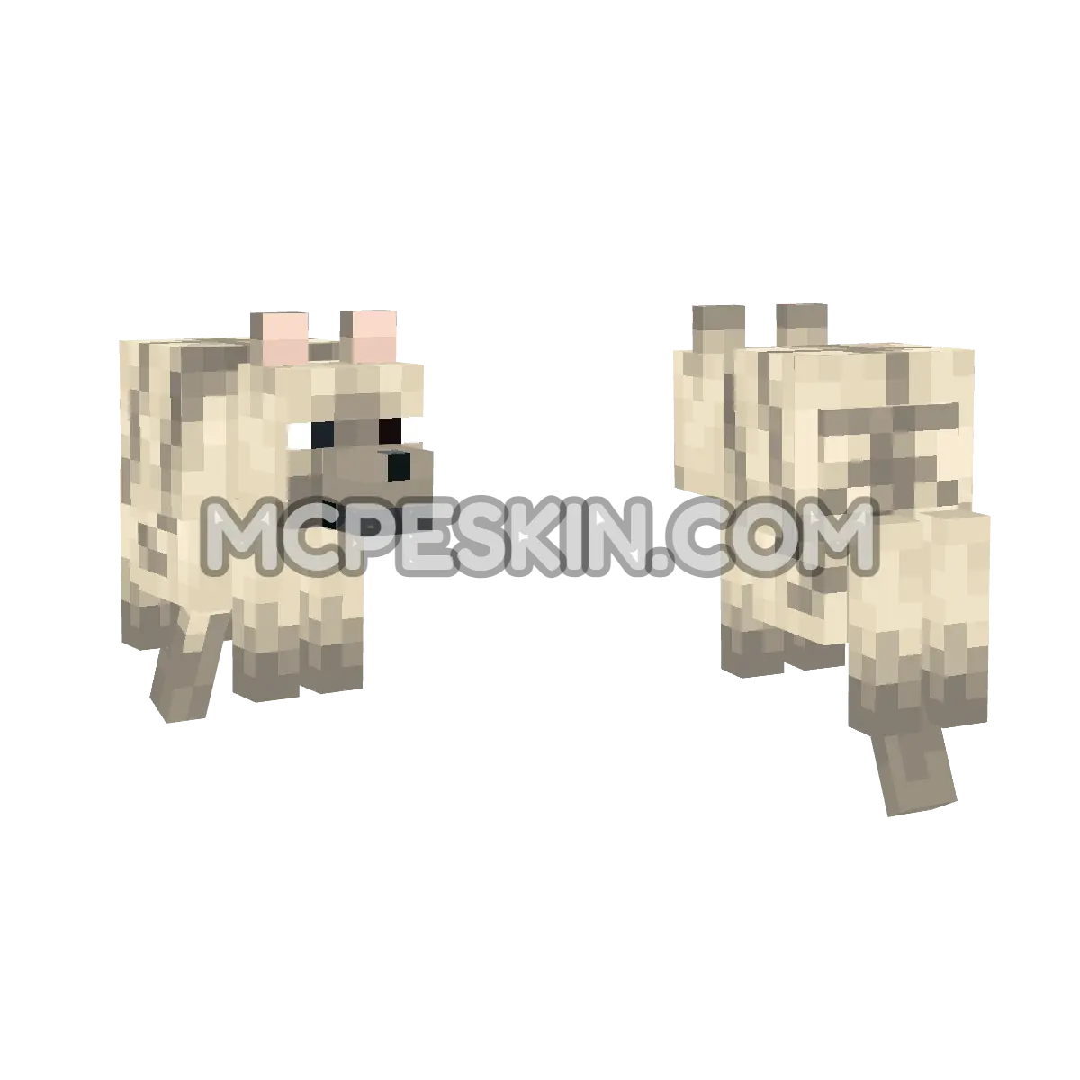 striped 4D Minecraft Bedrock skin
