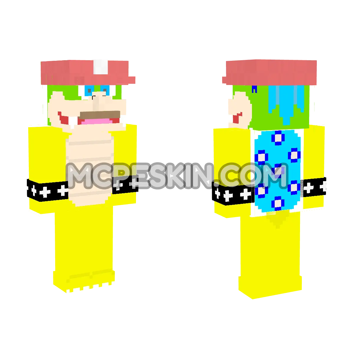 Super Mario 10 4D Minecraft Bedrock skin