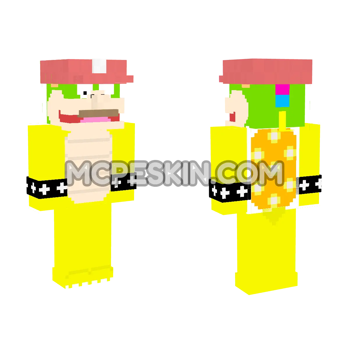 Super Mario 12 4D Minecraft Bedrock skin
