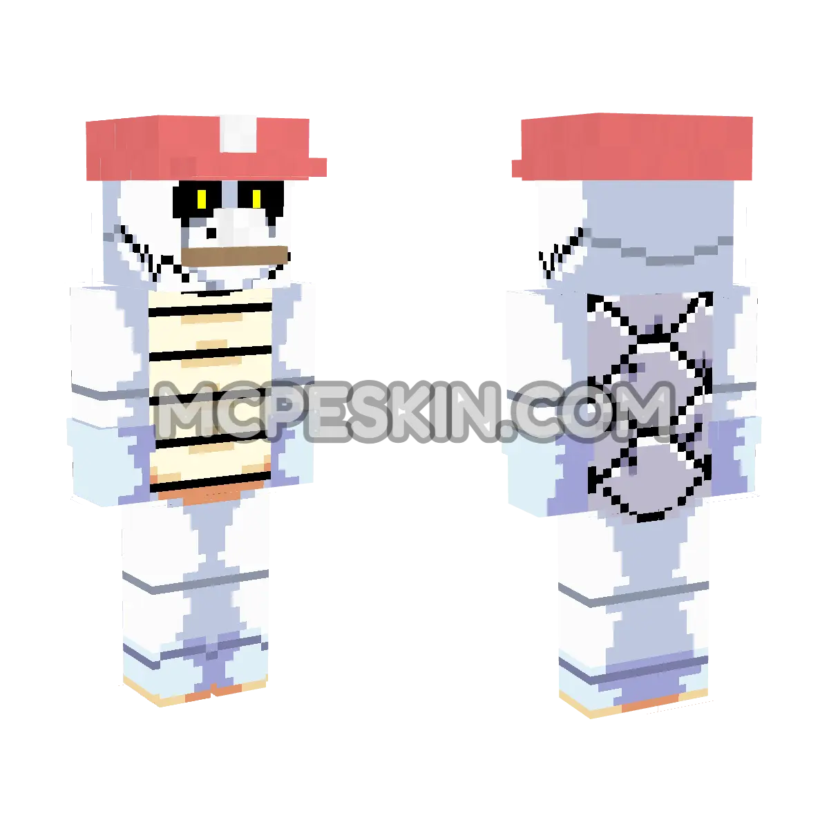 Super Mario 3 4D Minecraft Bedrock skin
