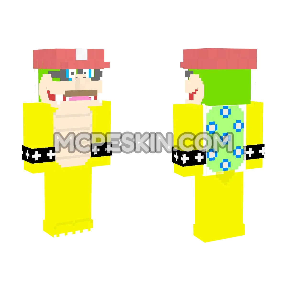 Super Mario 4 4D Minecraft Bedrock skin