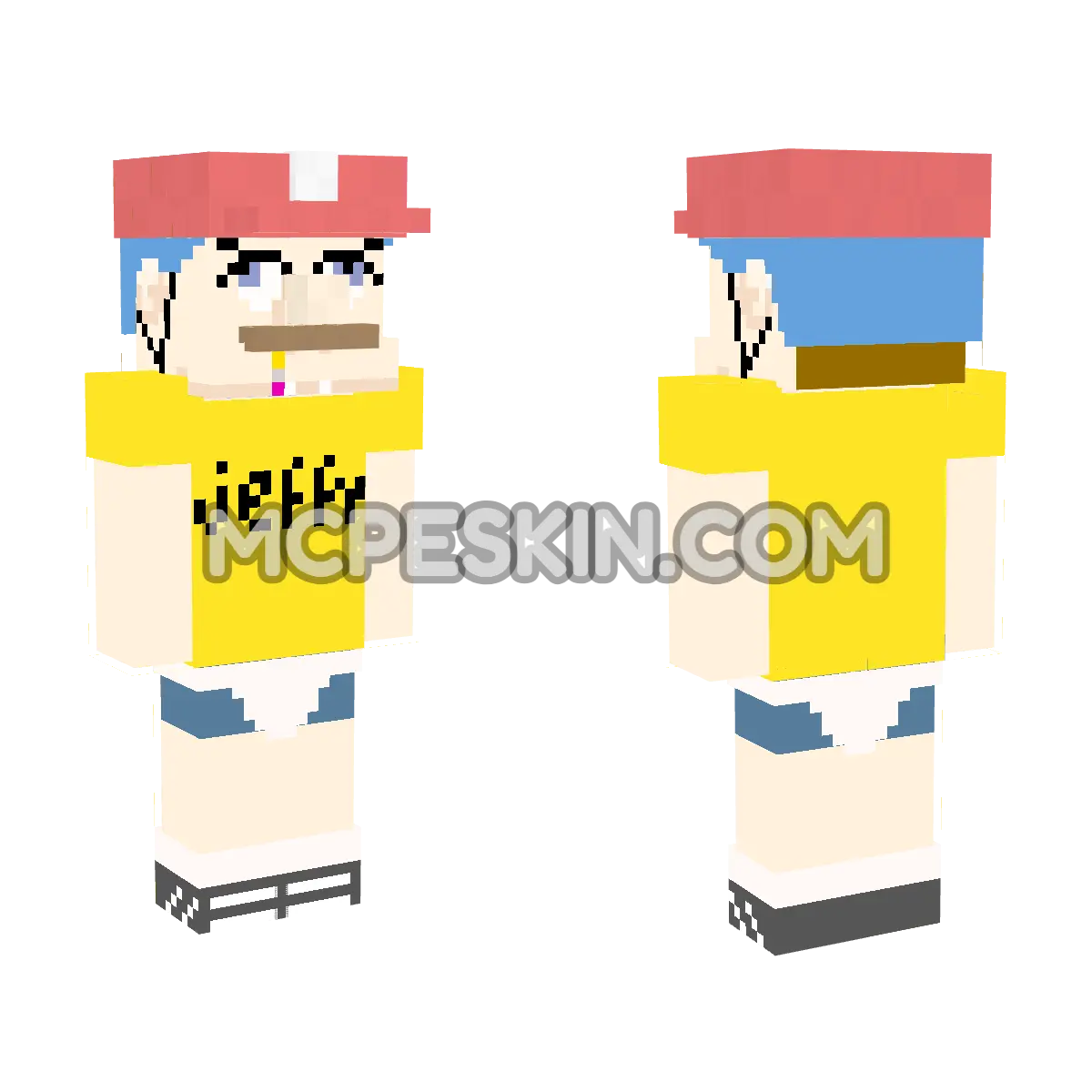 Super Mario 6 4D Minecraft Bedrock skin
