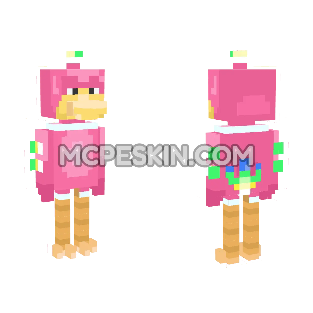 Super Mario Galaxy 2: Fluzzard 4D Minecraft Bedrock skin