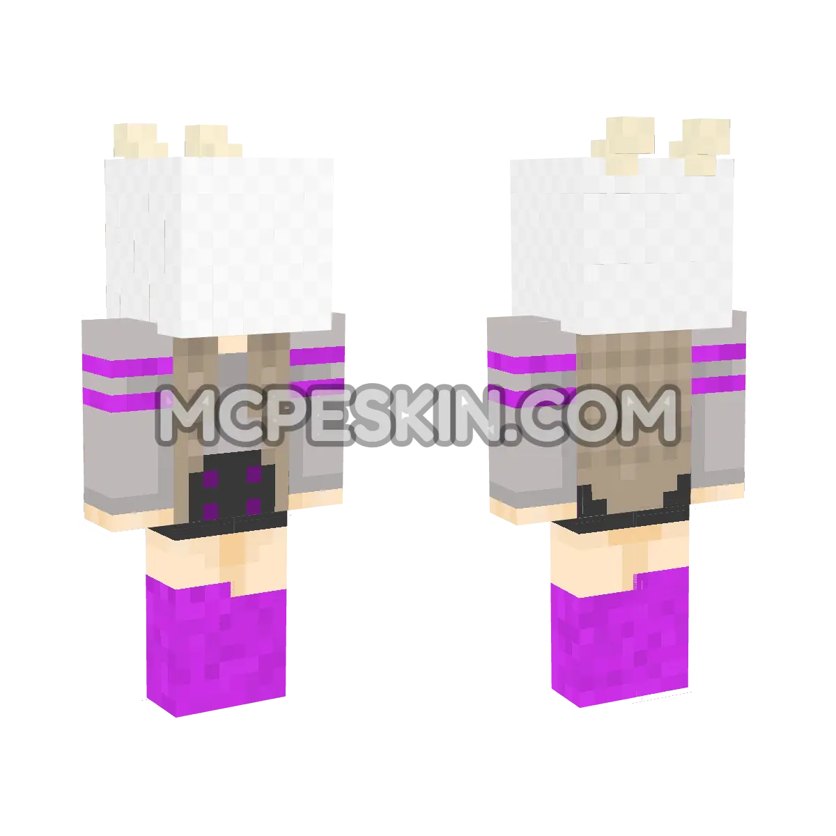 Tabi Style 6 4D Minecraft Bedrock skin