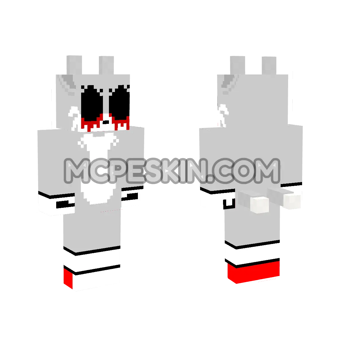 Tails 18 4D Minecraft Bedrock skin
