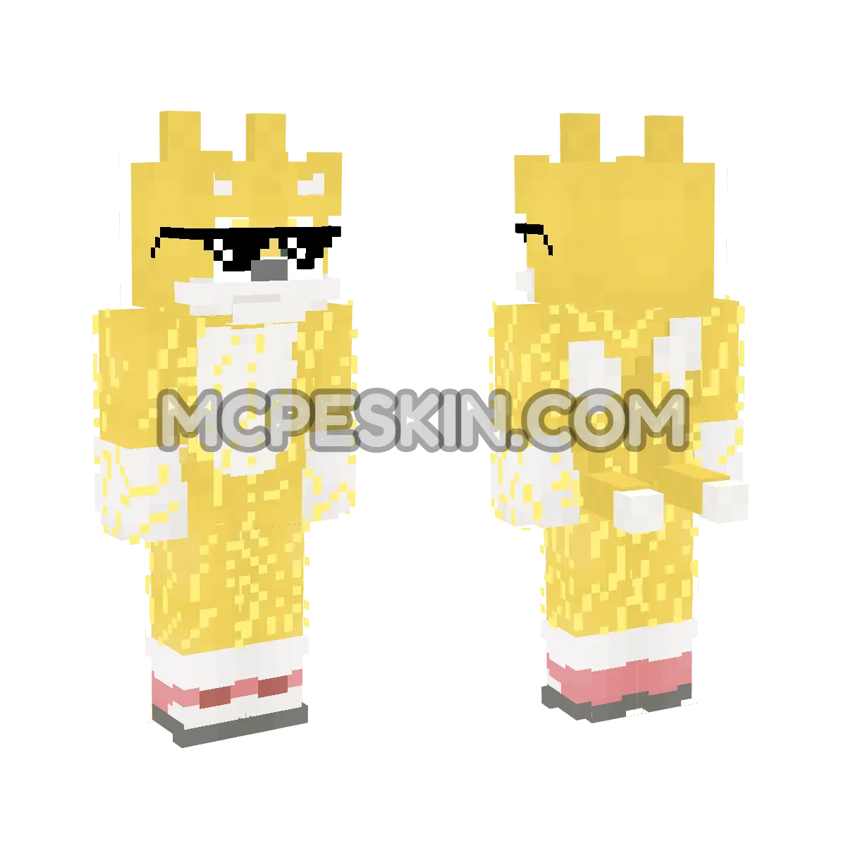 Tails 21 4D Minecraft Bedrock skin