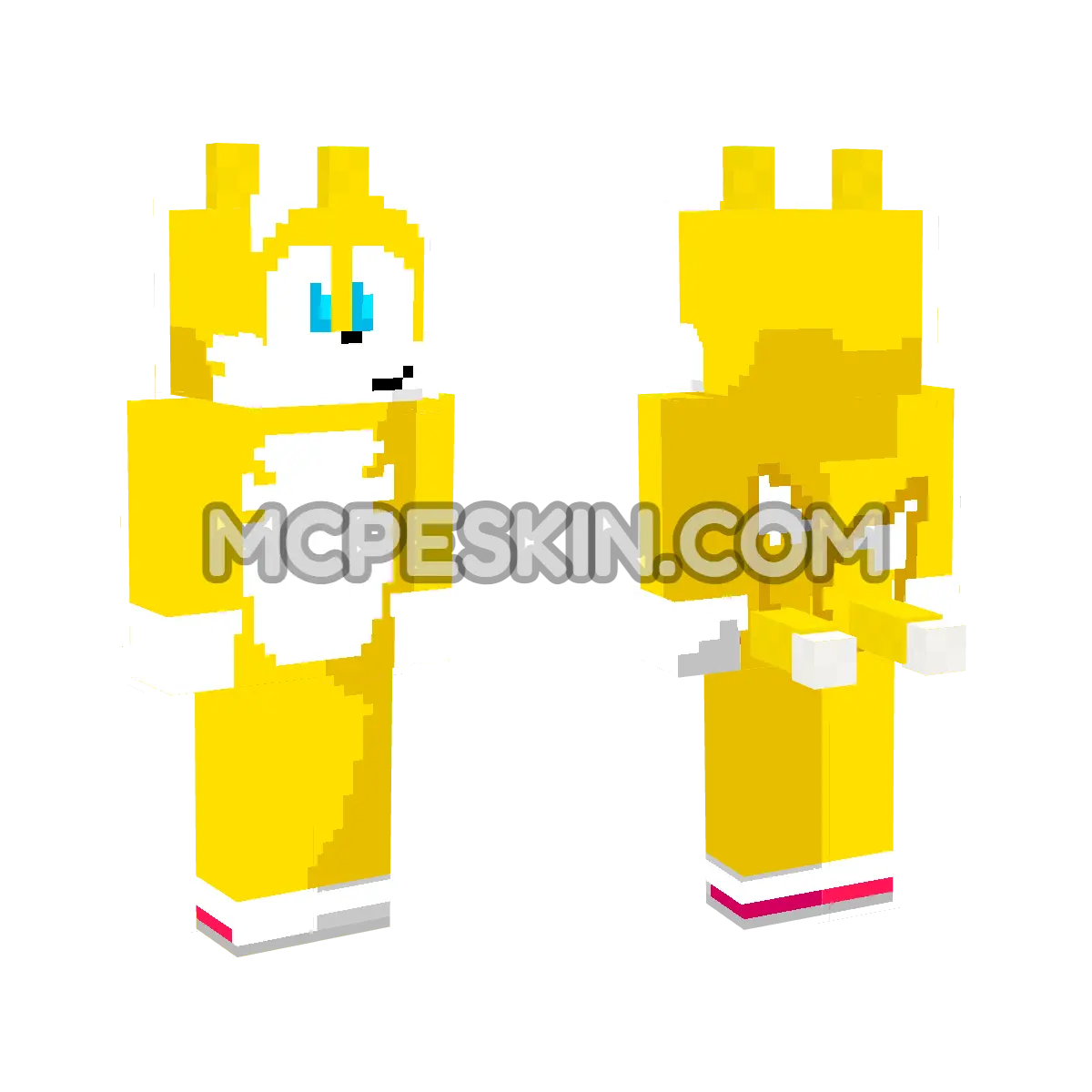 Tails 22 4D Minecraft Bedrock skin