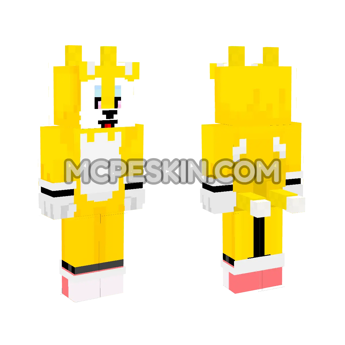 Tails 23 4D Minecraft Bedrock skin
