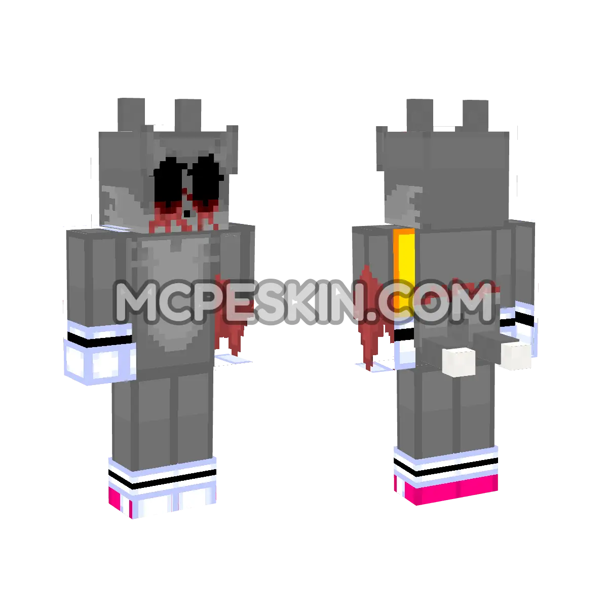 Tails Exe 2 4D Minecraft Bedrock skin