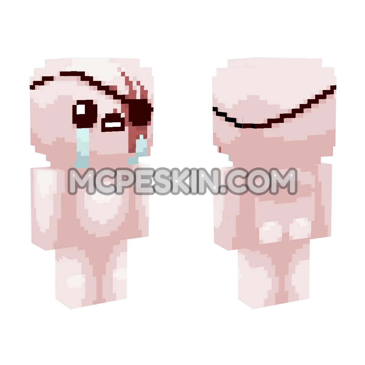 Tainted Cain 4D Minecraft Bedrock skin