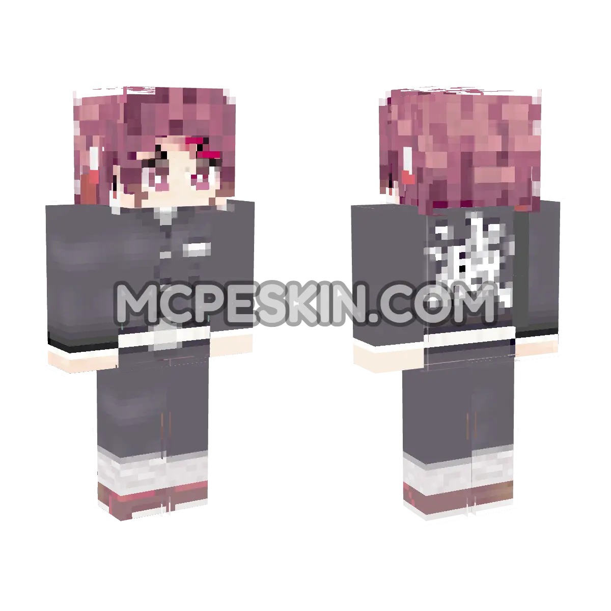 Tanjiro 7 4D Minecraft Bedrock skin